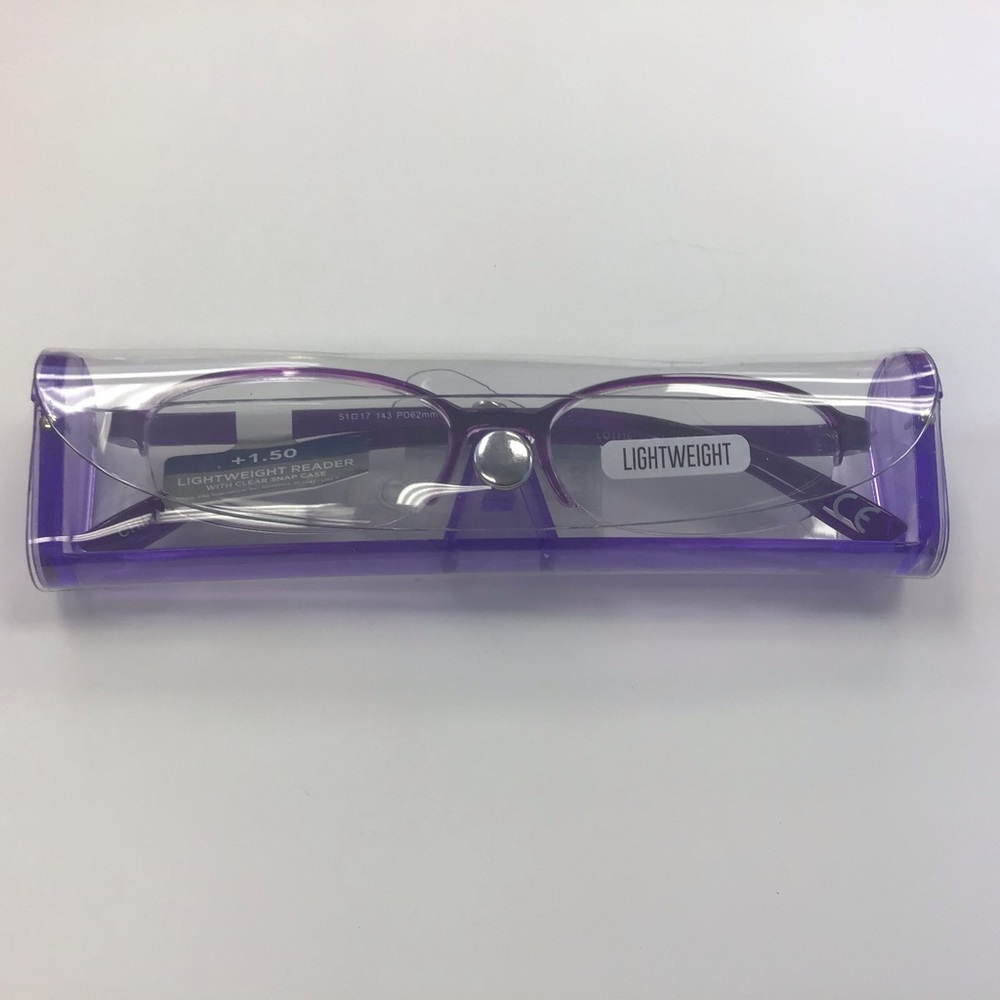 Women’s FGX Reading Glasses with Clear Snap Case